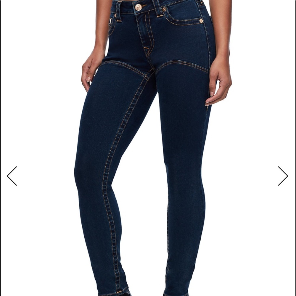 Never worn true religion jeans dark wash